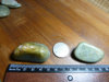 20835新疆和田玉龙，喀什河和田玉青玉，籽料原石2颗4cm以上