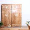 榆木家具全实木衣柜老榆木挂衣柜中式厚重款衣橱环保实木家具北京