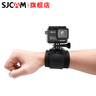 sjcam速影运动相机手臂，固定绑带通用配件，360旋转浮潜潜水手腕带