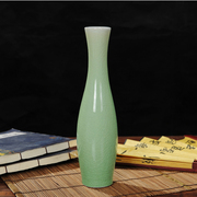 景德镇陶瓷器花瓶摆件观音滴水瓶玉净瓷瓶现代家居客厅装饰品佛具