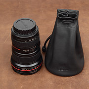 胎牛皮小DC真皮相机镜头保护袋微单镜头袋中号款CA015