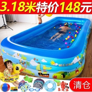 游泳池家用儿童大人充气宝宝小孩子，婴儿加厚超大家庭，戏水池洗澡桶