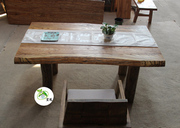 桌子 榆木家具全实木书桌 中式书桌老榆木 小书桌 北京家具 订做