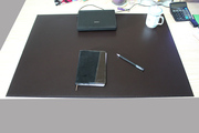 定制皮质大班桌整理台垫板 办公桌垫会议写字板垫 案垫子90X50询