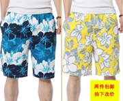 2件夏季宽松休闲批发男士，沙滩裤男装五分裤大裤衩男短裤