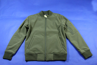 军绿色软壳MA-1款式军迷用常规版MA1飞行夹克外套 内里加绒保暖强