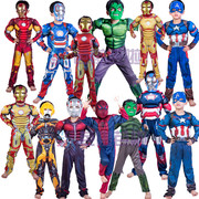 儿童节万圣节儿童动漫动画片英雄人物服装成人蜘蛛侠超人衣服