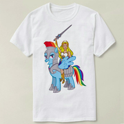 mylittlepony彩虹小马宝莉diy定制she-rat-shirtt恤