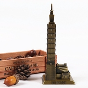 旅游纪念品台湾建筑模型，台北101大楼，地标桌面摆件