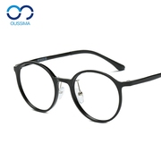 韩版超轻近视眼镜框tr90眼镜架女款圆形，框复古配镜圆框文艺架8218