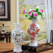 创意插花花瓶现代欧式陶瓷摆件客厅电视柜玄关水培花器家居装饰品