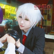 甜心家妖狐x仆ss御狐神双炽白鬼院凛凛蝶cosplay假发