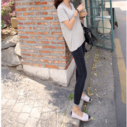 韩国孕妇装孕妇牛仔裤孕妇，紧身小脚裤，铅笔裤托腹小脚裤薄款