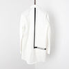 设计师品牌春秋四季款男士，中长款长袖衬衫白色衬衣，潮男日系合身版