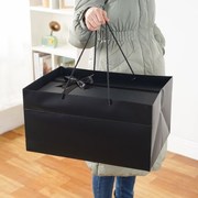 黑色超大号礼物盒送男女朋友生日礼物包装盒长方形盒可放鞋盒