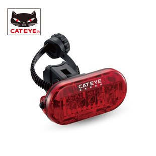 cateye猫眼tl-ld155-r自行车，尾灯led警示灯，山地单车后灯装备配件