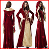 欧洲复古宫廷服装万圣节公主服皇后女王长裙洋装cosplay演出服装
