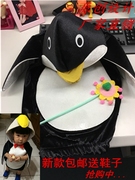 万圣节儿童卡通动物表演出服装企鹅幼儿园男女宝宝角色扮演cos服
