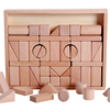 木制可啃咬原实木环保大颗木头拼装积木玩具1236周岁儿童礼物