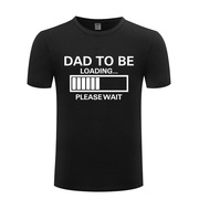 男式短袖T恤 Dad to Be Loading - Please Wait 搞笑父亲节礼物