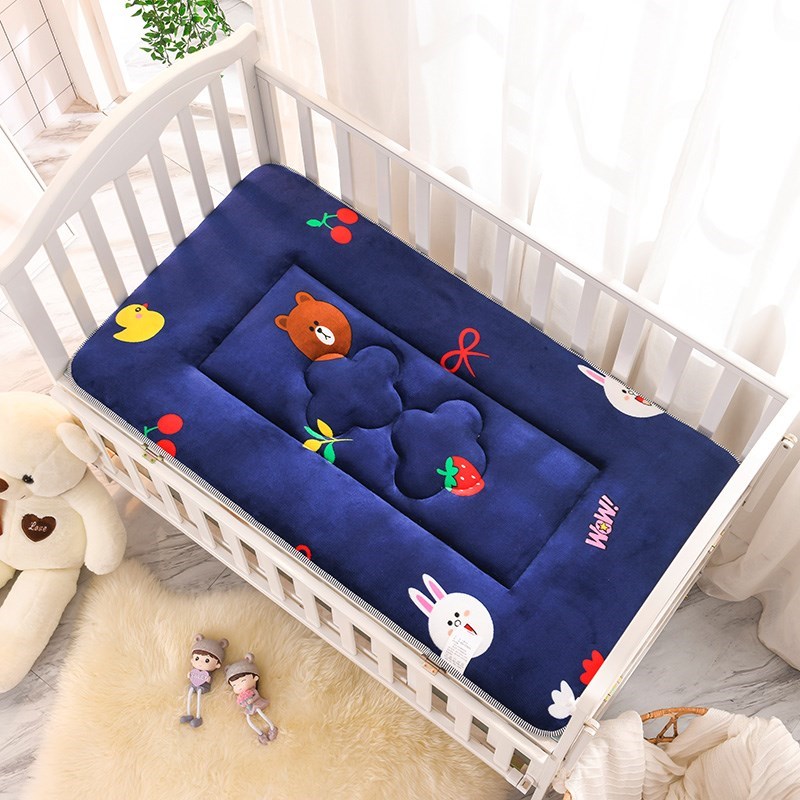 四季床小床宝宝幼儿园海绵褥子垫子，婴儿垫被儿童新床垫(新床垫)通用午睡