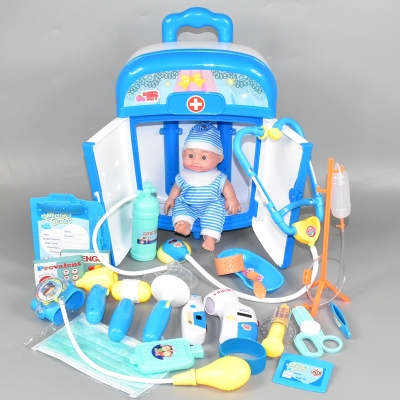 儿童过家家小医生护士玩具套装女孩男孩医院宝宝S打针听诊器拉杆