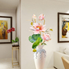 中国风花瓶3d立体墙，贴画客厅背景墙，壁纸墙纸自粘卧室装饰墙面贴纸
