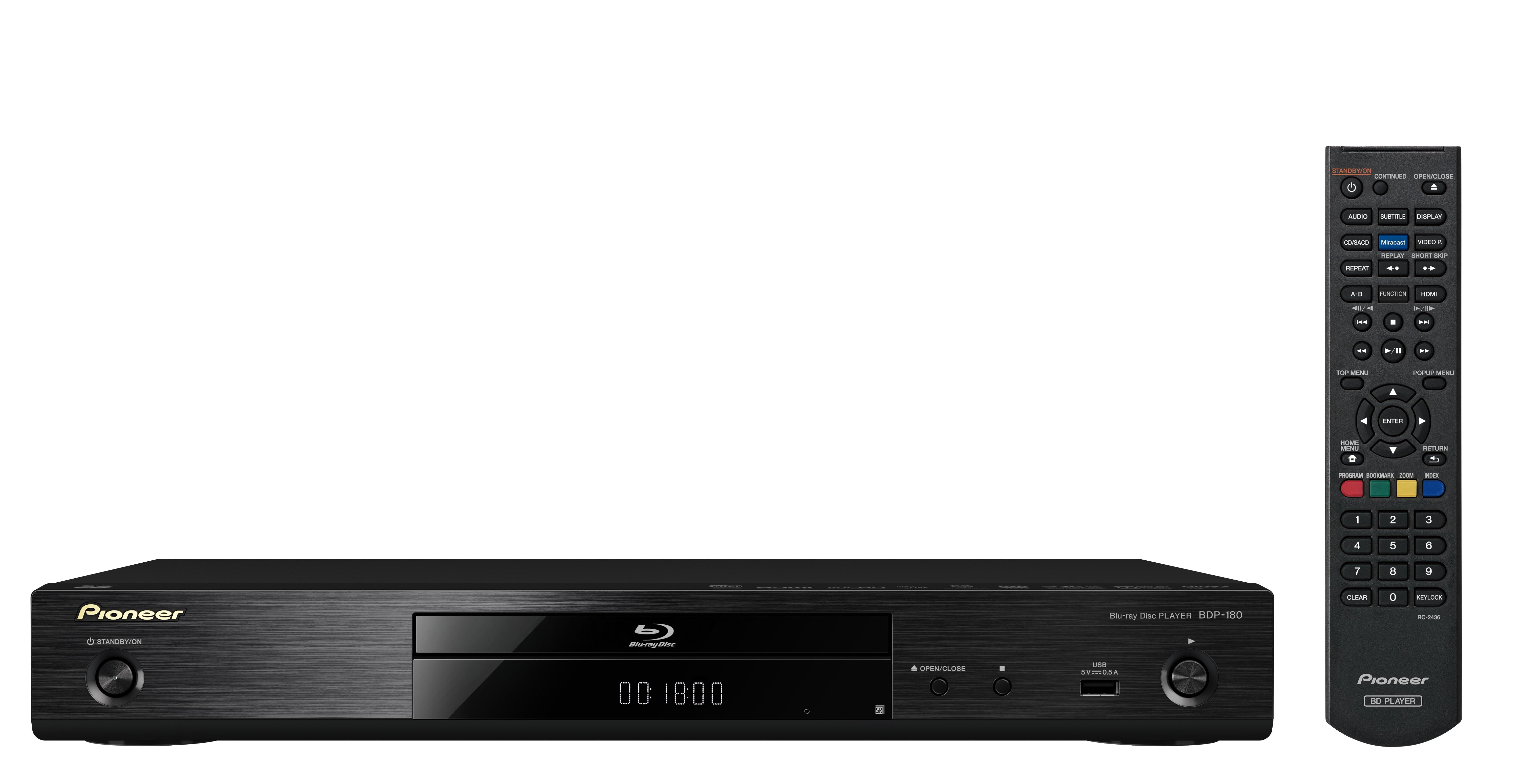 Pioneer 先锋 BDP-180 3D 4K高清蓝光播放器