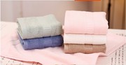 中国结竹纤维素色礼盒加厚柔软吸水透气方巾毛巾浴巾