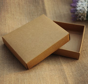 牛皮纸盒子 天地盖包装盒 加厚短款钱包盒男士女士通用版