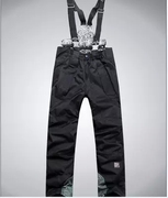 2023男士户外冬天滑雪裤防水保暖夹棉裤单双板侧面双拉链