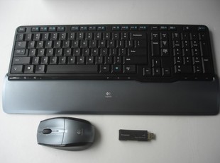 罗技无线键鼠套装S520 无线键盘+罗技LX5鼠标+U盘双通接收器