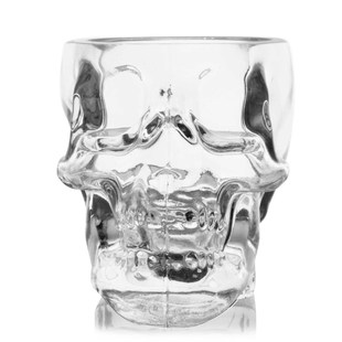 满4只水晶骷髅头伏特加威士忌酒杯创意骷颅头白酒杯洋酒杯