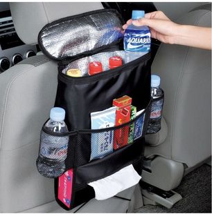 汽车用品椅背置物袋车载多功能，杂物储物整理挂袋保鲜保温箱纸巾盒