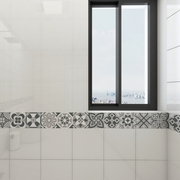 v洗手间卫生间瓷砖腰线，贴纸防水墙贴自粘s厨房地脚线装饰掌柜