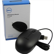 盒装戴尔鼠标 戴尔Dell MS111-P有线鼠标 DELL女生 人体工学