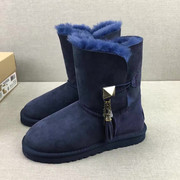 外贸原单澳洲羊皮毛，一体雪地靴中筒短筒基本款经典冬靴保暖女靴