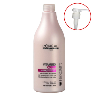进口欧莱雅染后护发素750ml修护染烫受损发质锁色护理护发乳