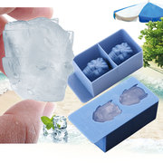 莱珍斯权利游戏硅胶冰模鬼脸冰格制冰器冰盒冰块威士忌冰块制冰盒