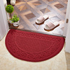 半圆地垫门垫地毯脚垫，防滑门口欧式纯色进门家用浴室厨房卫生间