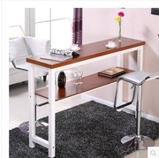 创意多功能小吧台桌高桌子简约长条桌窄简易吧台家用小餐厅长方形