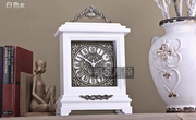座钟实木摆钟客厅古典时尚创意，复古座钟欧式仿古台钟田园钟表