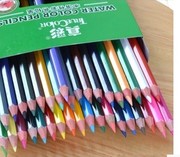 真彩水溶彩铅12182436色水溶性彩色，铅笔彩铅纸盒彩铅