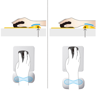日本SANWA护腕鼠标垫硅胶手枕腕托垫子果冻柔软舒适创意男女腕垫