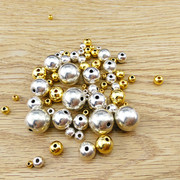 藏金银色(金银色)隔珠配件diy手工制作天然复古项链，手链饰品配件材料