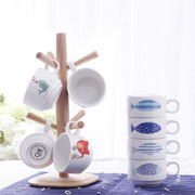 儿童陶瓷杯创意马克杯牛奶，杯子可爱红茶杯，小水杯茶杯早餐简约