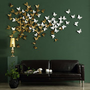 欧式陶瓷蝴蝶创意立体墙饰壁挂，沙发电视背景墙家居墙上软装饰品