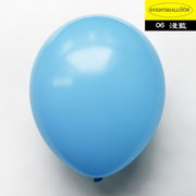 蓝色白色气球套餐儿童生日气球周岁，甜品台布置百天装饰放飞蓝气球