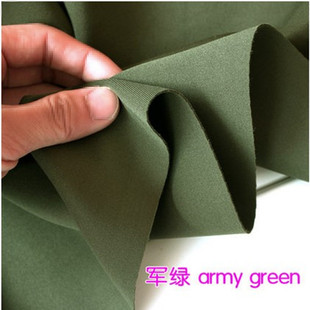 军绿色空气层弹力针织，布料打底衫外套女装，西装服装面料半米价