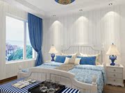 条纹壁纸素色无纺布墙纸客厅，现代简约卧室纯色，家装壁纸圣莉雅风尚